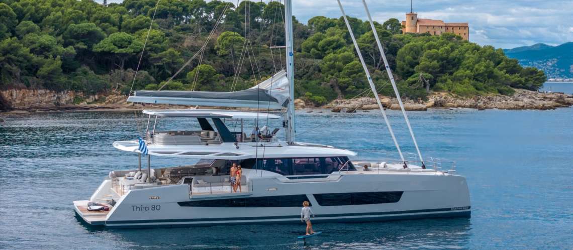 Luxury catamaran Fountaine Pajot THIRA 80 - Sailing yacht