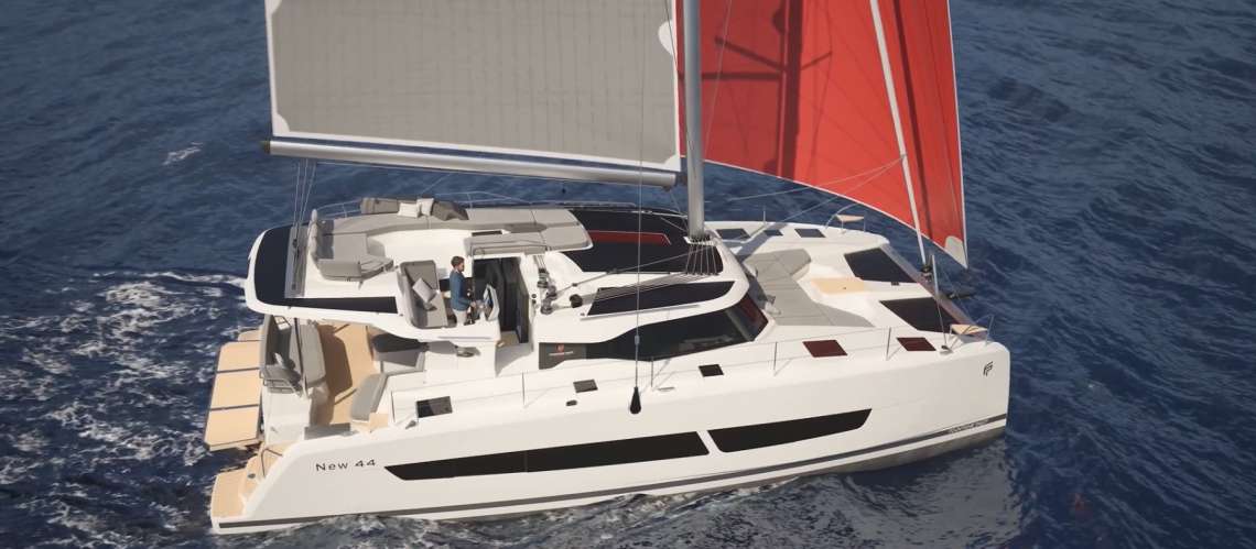 Fountaine Pajot NEW 44 sailing catamaran